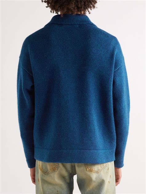 mr porter versace blue sweater|Sweater .